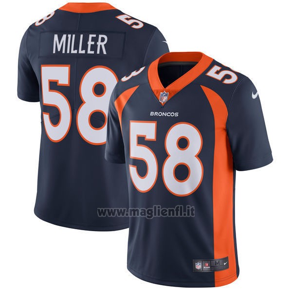Maglia NFL Limited Bambino Denver Broncos 58 Miller Nero